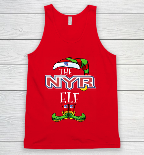 New York Rangers Christmas ELF Funny NHL Tank Top 5