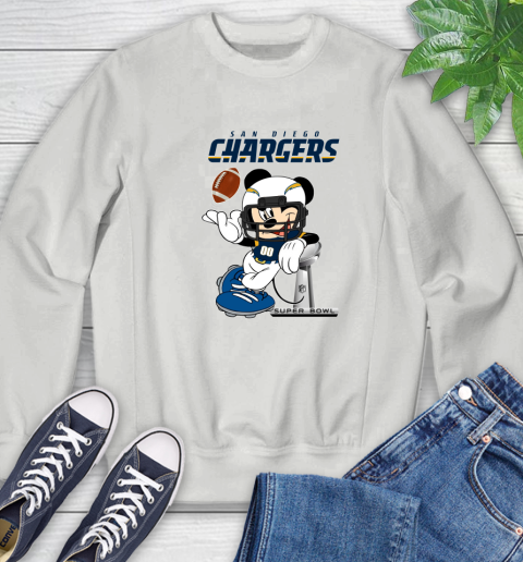 NFL San diego chargers Mickey Mouse Disney Super Bowl Football T Shirt Sweatshirt 17