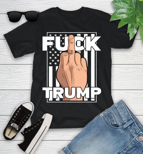 Fuck Trump Middle Finger Anti Republican T Shirt 94