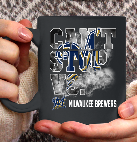 MLB Milwaukee Brewers Baseball Can't Stop Vs Brewers Ceramic Mug 11oz 2