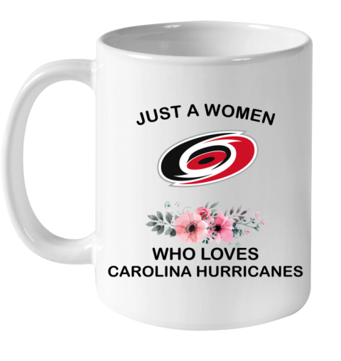 w1ir just a woman who loves carolina hurricanes ceramic mug 110 56 front white