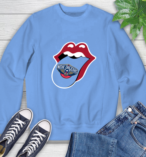 New Orleans Pelicans NBA Basketball Lips I Root For My Team Adoring Fan 35