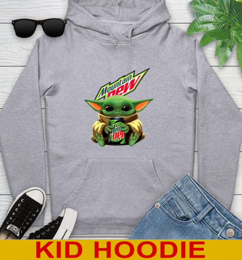 Star Wars Baby Yoda Hugs Mountain Dew Soft Drink Shirt 139