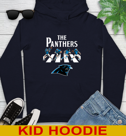 NFL Football Carolina Panthers The Beatles Rock Band Shirt Youth Hoodie 3