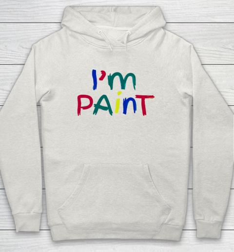 I Heart Love To Finger Paint Couple Valentine I'm Paint Hoodie 8