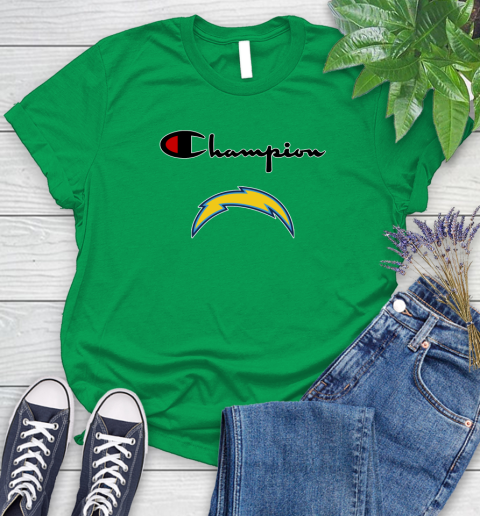 NFL Football Los Angeles Chargers Champion Shirt Women's T-Shirt 4