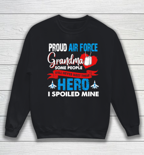 Veteran Shirt Proud Air Force Grandma Sweatshirt