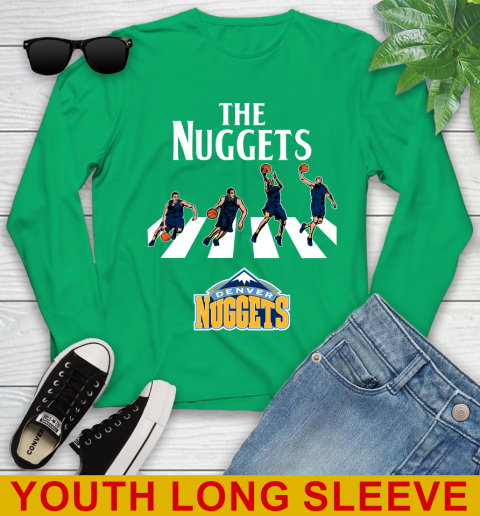 NBA Basketball Denver Nuggets The Beatles Rock Band Shirt Youth Long Sleeve 7