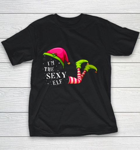 Sexy Elf Matching Family Group Christmas Funny Youth T-Shirt