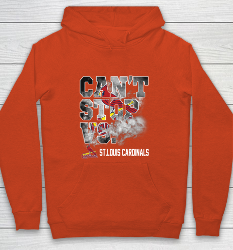 MLB St.Louis Cardinals Baseball Can't Stop Vs Cardinals Youth Hoodie 3