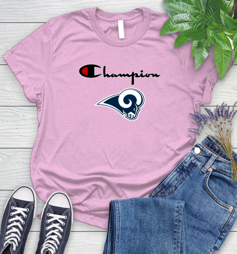 NFL Football Los Angeles Rams Champion Shirt Women's T-Shirt 8