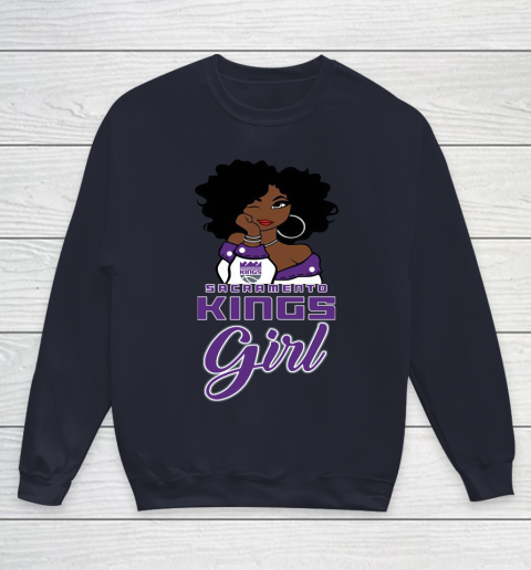 Sacramento Kings Girl NBA Youth Sweatshirt 3