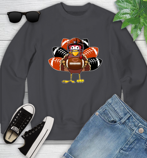 Chicago Bears Turkey Thanksgiving Day Youth Sweatshirt 6