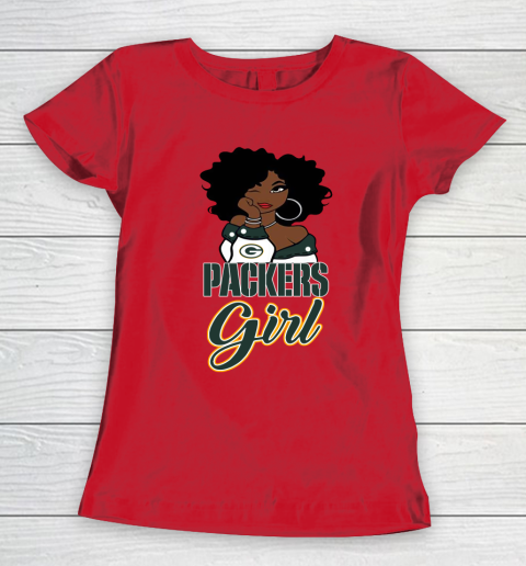 Green Bay Packers Girl NFL Women's T-Shirt 10