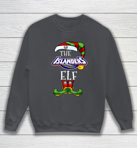 New York Islanders Christmas ELF Funny NHL Sweatshirt 4