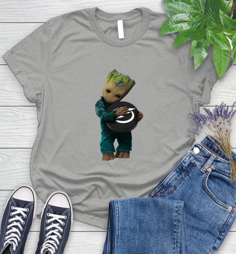 NHL Groot Guardians Of The Galaxy Hockey Sports Tampa Bay Lightning Women's T-Shirt 10