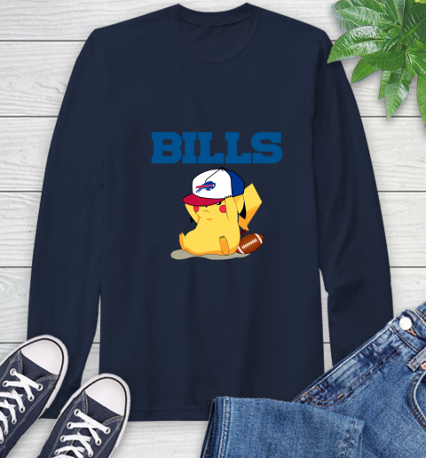 NFL Pikachu Football Sports Buffalo Bills Long Sleeve T-Shirt 4
