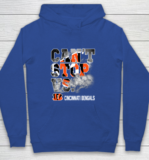 NFL Cincinnati Bengals Can't Stop Vs Youth Hoodie 6