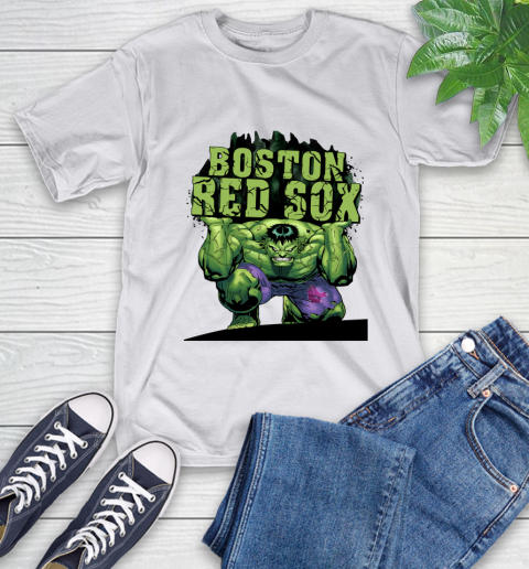Boston Red Sox MLB Baseball Incredible Hulk Marvel Avengers Sports T-Shirt 12