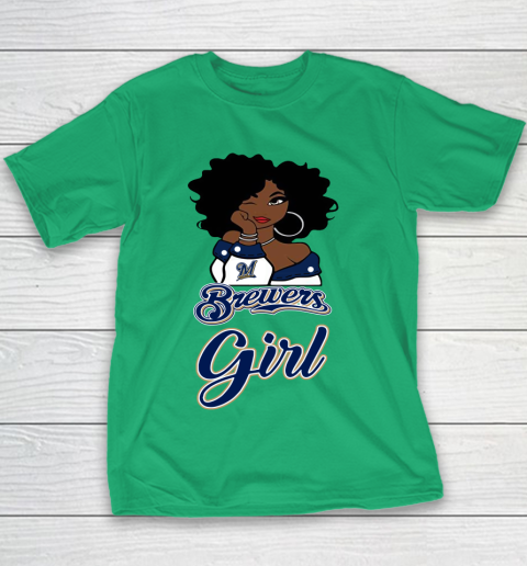 Milwaukee Brewerss Girl MLB Youth T-Shirt 6