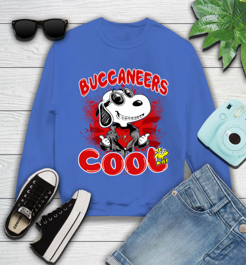 NFL Football Tampa Bay Buccaneers Cool Snoopy Shirt Youth Sweatshirt 5