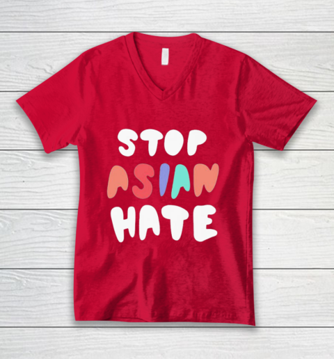 Damian Lillard Stop Asian Hate V-Neck T-Shirt 6