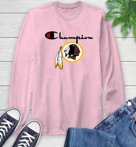 NFL Football Washington Redskins Champion Shirt Long Sleeve T-Shirt 8