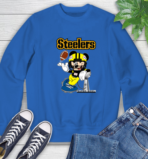 NFL Pittsburgh Steelers Mickey Mouse Disney Super Bowl Football T Shirt Sweatshirt 20