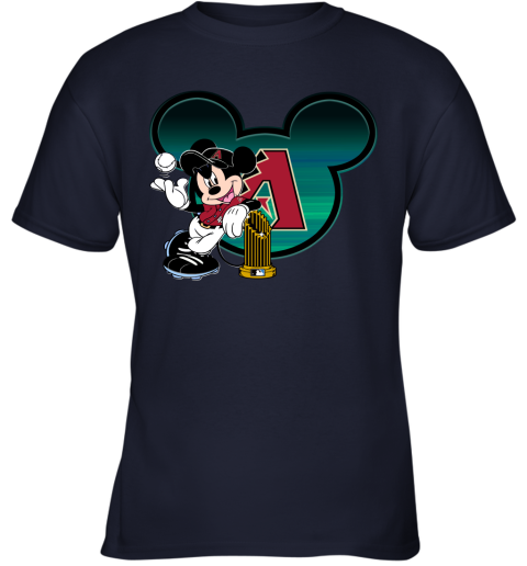 MLB Arizona Diamondbacks The Commissioner's Trophy Mickey Mouse Disney Baseball T Shirt TsKq1psrOTT youth t shirt 26 95 151514 front navy
