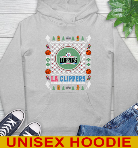LA Clippers Merry Christmas NBA Basketball Loyal Fan Hoodie 6