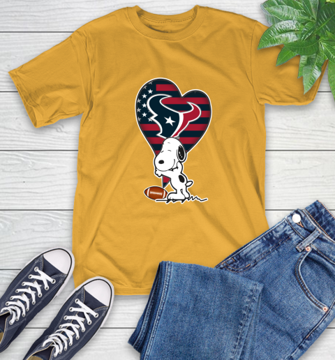 Houston Texans NFL Football The Peanuts Movie Adorable Snoopy T-Shirt 3