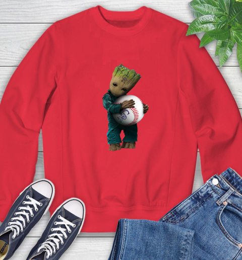 MLB Groot Guardians Of The Galaxy Baseball Sports Colorado Rockies Sweatshirt 10