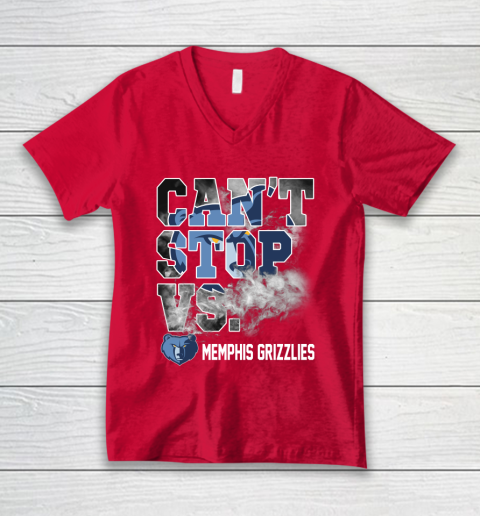 NBA Memphis Grizzlies Basketball Can't Stop Vs V-Neck T-Shirt 6