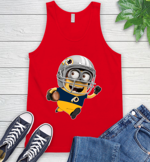 NFL Washington Redskins Minions Disney Football Sports Tank Top 6