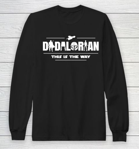 Dadalorian Fathers Day Dad Long Sleeve T-Shirt