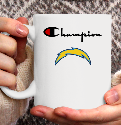NFL Football Los Angeles Chargers Champion Shirt Ceramic Mug 15oz