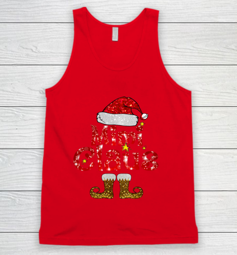 Funny Santa Mimi Claus Merry Christmas Tank Top 5