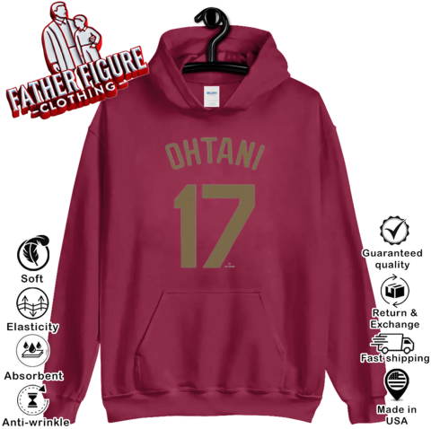 正規代理店 Nike Dodgers Clothing Figure Father - Hoodie 17 Ohtani Shohei ウォームアップウェア