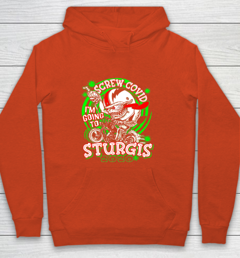 Screw Covid I'm Going to Sturgis 2020 Youth Hoodie 3