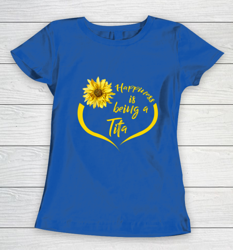 Womens Tita Gift Happiness Is Being A Tita Women's T-Shirt 8