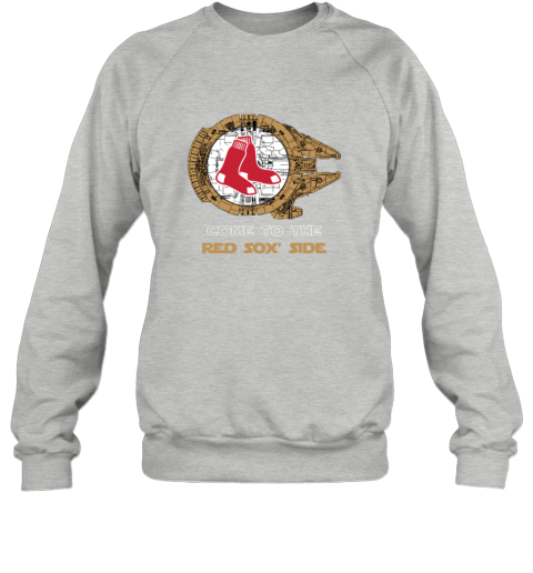 kblm come to the boston red sox side star wars sweatshirt 35 front sport grey