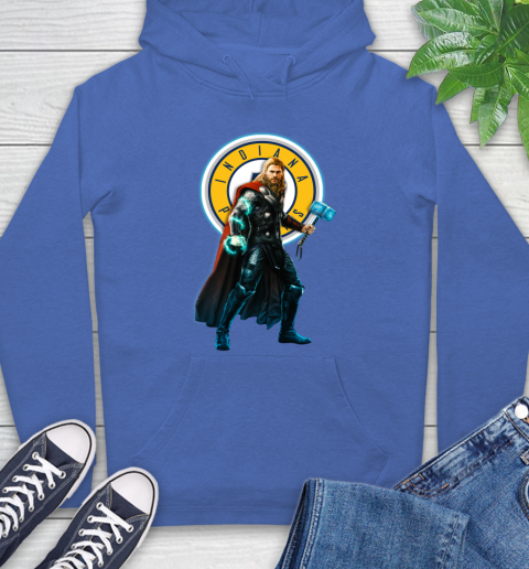 NBA Thor Avengers Endgame Basketball Indiana Pacers Hoodie 9