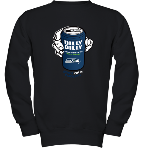 Bud Light Dilly Dilly! Los Seattle Seahawks Birds Of A Cooler Youth Sweatshirt