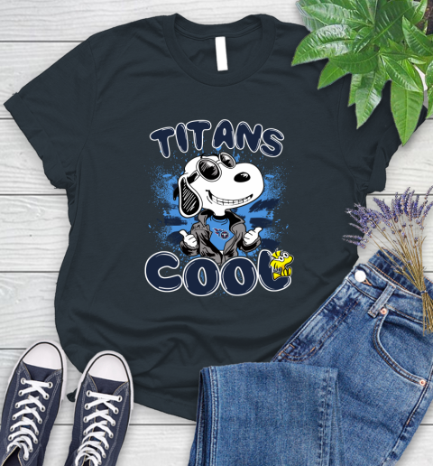NFL Football Tennessee Titans Cool Snoopy Shirt Women's T-Shirt 6