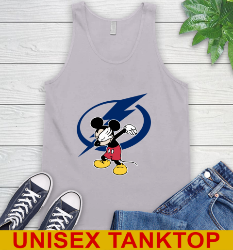 Tampa Bay Lightning NHL Hockey Dabbing Mickey Disney Sports Tank Top 4