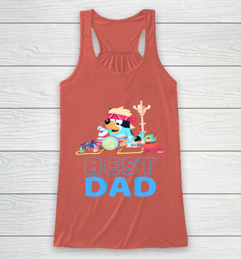 Bluey Best Dad Matching Family For Lover Racerback Tank 3
