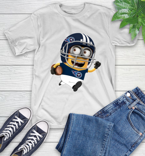 NFL Tennessee Titans Minions Disney Football Sports T-Shirt