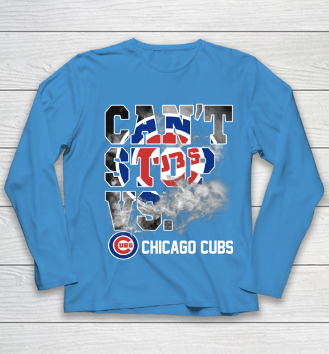 MLB Chicago Cubs Baseball Can't Stop Vs Chicago Cubs Youth Long Sleeve 5