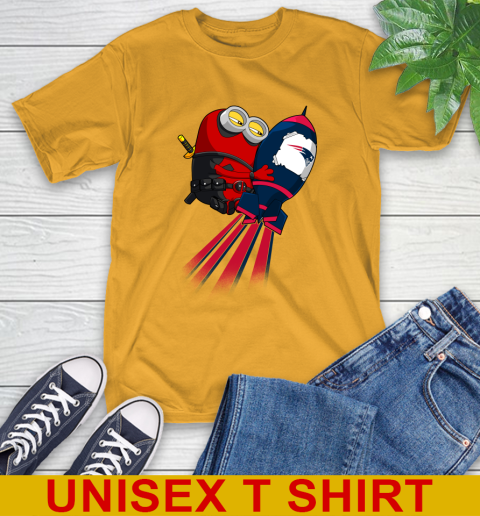 NFL Football New England Patriots Deadpool Minion Marvel Shirt T-Shirt 2