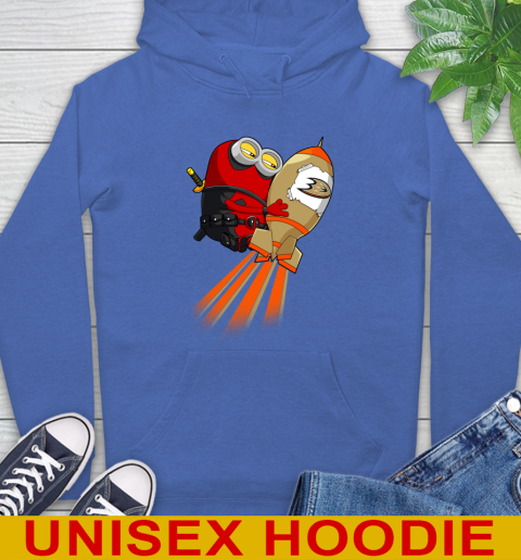 NHL Hockey Anaheim Ducks Deadpool Minion Marvel Shirt Hoodie 9